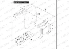 WINDSHIELD - FLSTC/I