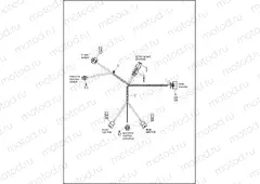 WIRING HARNESS, ENGINE - XR1200X