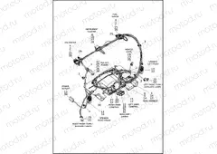 WIRING HARNESS, FAIRING - FLHX, FLHXS AND FLHXST
