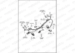 WIRING HARNESS, FAIRING - FLTRK, FLTRX, FLTRXS AND FLTRXST