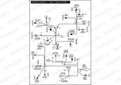 WIRING HARNESS - FXDC, FXDF & FXDWG (2 OF 2)