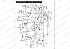 WIRING HARNESS - FXDI, FXDLI, FXDXI - EFI (1 OF 2)