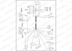 WIRING HARNESS, INTERCONNECT - 1994 FLHT (1 OF 2)