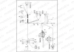 WIRING HARNESS, INTERCONNECT - 1994 FLHT (2 OF 2)