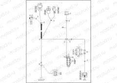 WIRING HARNESS, INTERCONNECT - 1994 FLHTP FAIRING (2 OF 2)