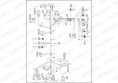 WIRING HARNESS, INTERCONNECT - FLHT (1 OF 2)