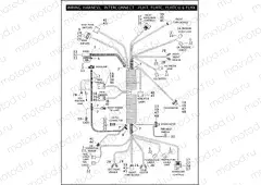 WIRING HARNESS - INTERCONNECT - FLHT, FLHTC, FLHTCU & FLHX