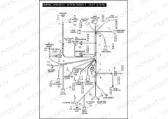WIRING HARNESS, INTERCONNECT - FLHT & FLHX