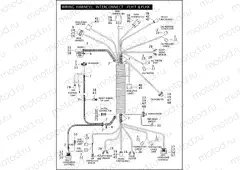 WIRING HARNESS, INTERCONNECT - FLHT & FLHX