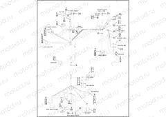 WIRING HARNESS, INTERCONNECT - FLHT & FLTR