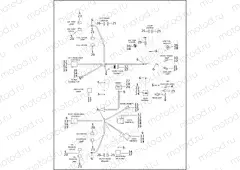 WIRING HARNESS, INTERCONNECT - FLHT & FLTR MODELS