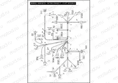WIRING HARNESS, INTERCONNECT - FLHT MODELS