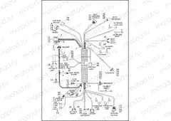 WIRING HARNESS, INTERCONNECT - FLHTC, FLHTCU, FLHTK & FLHX (2 OF 2)