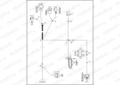 WIRING HARNESS, INTERCONNECT - FLHTP FAIRING MODELS (2 OF 2)