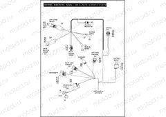 WIRING HARNESS, MAIN - 883L/N/R, 1200C/CP/N/V/X (1 OF 3)