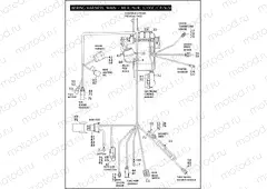 WIRING HARNESS, MAIN - 883L/N/R, 1200C/CP/N/V/X (2 OF 3)