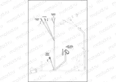 WIRING HARNESS, MAIN, ABS - ALL MODELS EXCEPT FXDLS (4 OF 10)