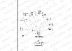 WIRING HARNESS, MAIN, ABS (FAIRING MODELS) - FLHTCU, FLHTCUL TC, FLHTK AND FLHTKL (3 OF 8)
