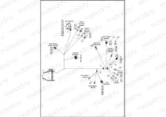 WIRING HARNESS, MAIN, ABS (FAIRING MODELS) - FLHTCU, FLHTCUL TC, FLHTK AND FLHTKL (7 OF 8)