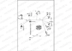 WIRING HARNESS, MAIN, ABS (FAIRING MODELS) - FLHTCU, FLHTCUL TC, FLHTK AND FLHTKL (8 OF 8)