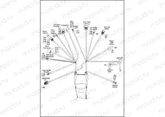 WIRING HARNESS, MAIN, ABS - FLHP (1 OF 5)