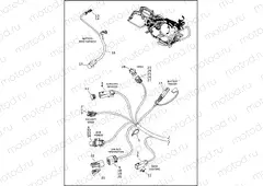 WIRING HARNESS, MAIN, ABS - FLHTK (10 OF 10)