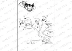 WIRING HARNESS, MAIN, ABS - FLHTK (5 OF 10)