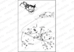 WIRING HARNESS, MAIN, ABS - FLHTK (8 OF 10)
