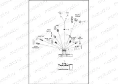 WIRING HARNESS, MAIN, ABS - FLHTK AND FLHTKL (3 OF 10)