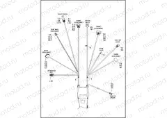 WIRING HARNESS, MAIN, ABS - FLHTP (1 OF 5)
