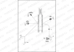 WIRING HARNESS, MAIN, ABS - FLSTC AND FLSTN (2 OF 5)