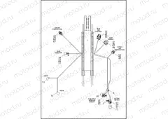 WIRING HARNESS, MAIN, ABS - FLSTC, FLSTF, FLSTN & FLSTFB (2 OF 5)