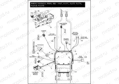 WIRING HARNESS, MAIN, ABS - FLSTC, FLSTF, FLSTN, FLSTFB, FLSTSB & FXST (3 OF 5)