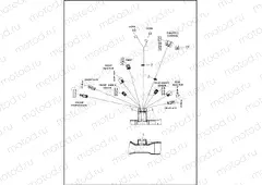 WIRING HARNESS, MAIN, ABS - FLTRX AND FLTRXS (3 OF 8)