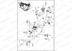 WIRING HARNESS, MAIN, ABS - FLTRX, FLTRXS AND FLTRXST (2 OF 10)