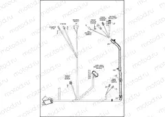 WIRING HARNESS, MAIN, ABS - FXDLS (3 OF 5)