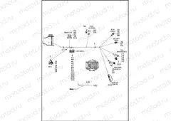 WIRING HARNESS, MAIN, ABS (NON-FAIRING MODELS) (8 OF 8)