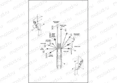 WIRING HARNESS, MAIN, ABS - TWIN CAM 103⢠- FXST, FLSTC, FLSTF, FLSTN & FLSTFB (1 OF 5)