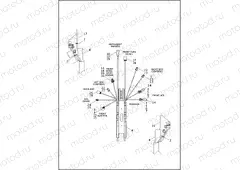 WIRING HARNESS, MAIN, ABS - TWIN CAM 96⢠- FLSTC/F/N/FB (1 OF 5)