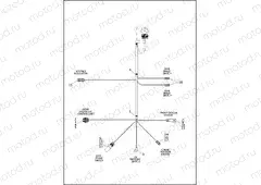 WIRING HARNESS, MAIN, ABS - TWIN CAM 96⢠- FLSTC/F/N/FB (5 OF 5)