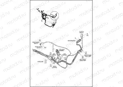 WIRING HARNESS, MAIN ABS, XG500, XG750 (FRONT UPPER)