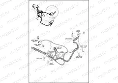 WIRING HARNESS, MAIN ABS, XG750A (FRONT UPPER)