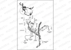 WIRING HARNESS, MAIN ABS, XG750A (REAR LOWER)
