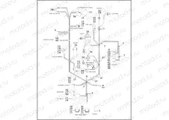 WIRING HARNESS, MAIN - FLHT (2 OF 2)