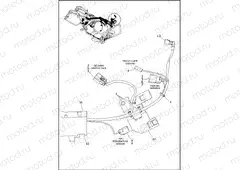 WIRING HARNESS, MAIN - FLHT, FLHX, FLHXS (1 OF 10)