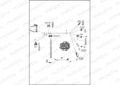 WIRING HARNESS, MAIN - FLHTCUTG (8 OF 9)