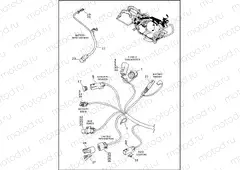 WIRING HARNESS, MAIN - FLHTK (10 OF 10)