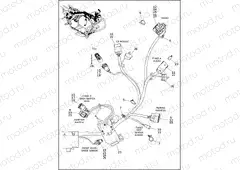 WIRING HARNESS, MAIN - FLHTK (2 OF 10)