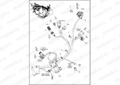WIRING HARNESS, MAIN - FLHTK (2 OF 10)