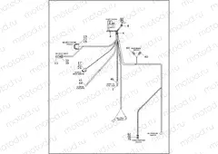 WIRING HARNESS, MAIN - FUEL INJECTED (2 OF 2)